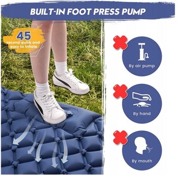 ДВОЙНОЙ ПРОМЫШЛЕННЫЙ МАТРАС МАТРАС СО ВСТРОЕННЫМ НАСОСОМ ЛЕГКОЕ СИДЕНИЕ ДЛЯ ДВУХ ЧЕЛОВЕК