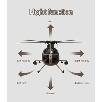 Радиоуправляемый вертолет ERA C189 MD500 RC Helicopter RTF, пластик, экрю