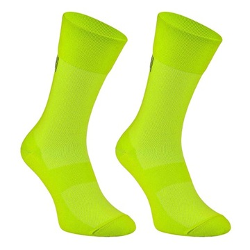 Skarpety sportowe kolarskie fluo - Spox Sox - r. 44-46