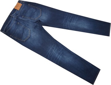 JACK AND JONES spodnie BLUE jeans TIM _ W33 L32