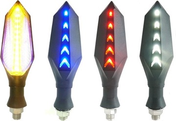 Motocyklowe kierunkowskazy LED Uniwersalne przednie tylne DC 48v 52v