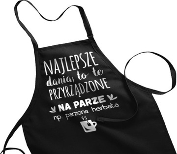 FARTUCH KUCHENNY Z NADRUKIEM Parzona Herbata
