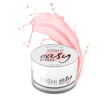 YOSHI Żel Easy PRO Gel UV LED FRESH PINK 15 ML