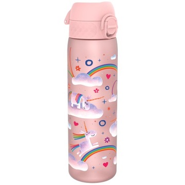 Różowy bidon Unicorn Jednorożec Tęcza Konik Koń dla dziewczynki ION8 0,5 l