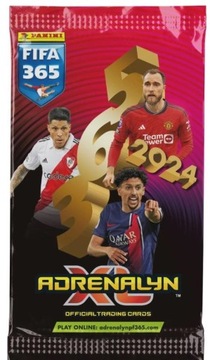 365 FIFA 2024 saszetki saszetka 6 kart karty piłkarskie panini