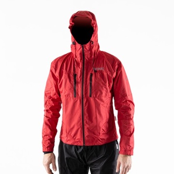 KAYMAQ kurtka rowerowa przeciwdeszczowa kaptur 2XL
