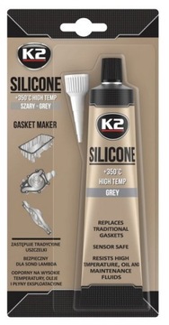 K2 SILICON SZARY SILIKON DO 350°C 85G HIT