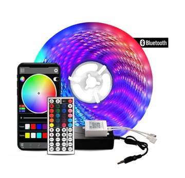 TAŚMA LED Pasek 5M PILOT ZASILACZ RGB
