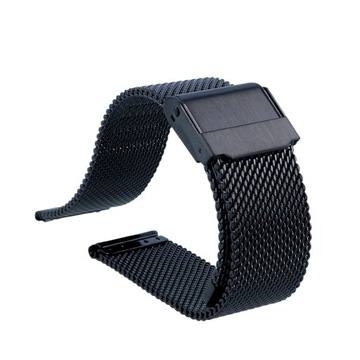 Bransoleta do zegarka SIATKOWA Mesh 12mm czarna
