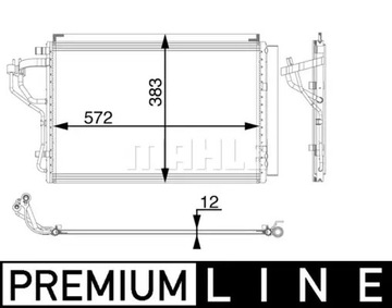 MAHLE CHLADIČ KLIMATIZACE AC 55 000P