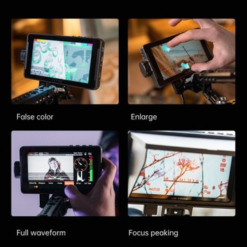 Монитор VILTROX DC-550 PRO 4K HDMI 3D LUT для предварительного просмотра + чехол для батареи HDMI