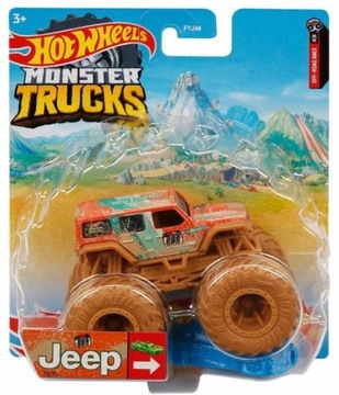 Autko JEEP Off-Road Samochodzik Truck Monster Trucks Hot Wheels