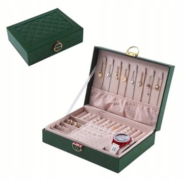 Женская шкатулка, органайзер для багажника, шкатулка для драгоценностей, кожаный чехол.