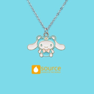Doraemon Cartoon Color Necklace Stainless Steel