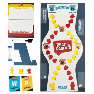 Семейная настольная игра Beat The Родители для ДЕТЕЙ Расслабляющий геймплей