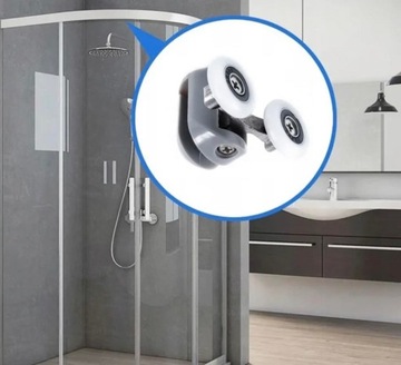 КОМПЛЕКТ ПОДВИЖНЫХ РОЛИКОВ ДЛЯ ДУШЕВОЙ КАБИНЫ