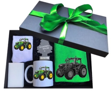 Zestaw PREZENT kubek urodziny imieniny dla rolnika kierowcy JOHN DEER