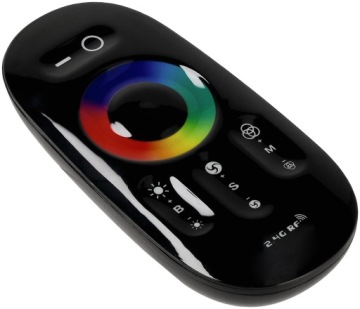 КОНТРОЛЛЕР Контроллер ДИСТАНЦИОННЫЙ ДЛЯ RGBW RF СВЕТОДИОДНОЙ ЛЕНТЫ (Радиоволны) Черный
