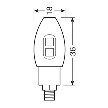 Светодиодные указатели поворота 12В Universal LAMPA90504