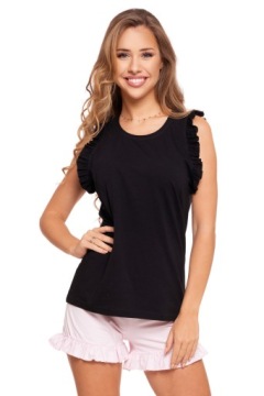 ЛЮБИМАЯ ЖЕНСКАЯ ПИЖАМА ИЗ ХЛОПКА ИЗ ДВУХ ЧАСТЕЙ БЕЗ РУКАВОВ, Размер XXL