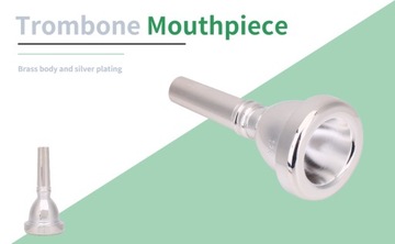 Профессиональный посеребренный мундштук для тромбона 12C мундштук для альтового тромбона