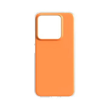 Etui na telefon Xiaomi 14 Pro Kolorowe i przejrzyste pomarańcza