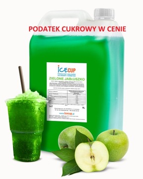 Syropy do Granity(1+7)o smaku Zielone Jabłuszko 5L