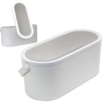 SZKATUŁKA ORGANIZER NA KOSMETYKI LUSTRO USB LED