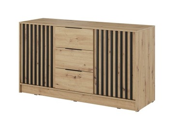Komoda LETTO 155 lamele artisan szuflady