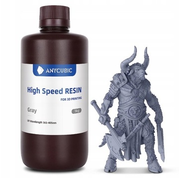 Żywica UV Anycubic High Speed Grey 0,1kg do Drukarki 3D