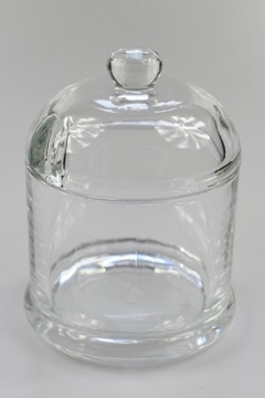 СТЕКЛЯННАЯ сахарница ALTOM С МЕСТОМ ДЛЯ ЛОЖКИ, ЭЛЕГАНТНЫЙ КОНТЕЙНЕР 270 МЛ