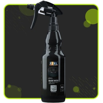 ADBL BLACK WATER ЧЕРНАЯ ПОРТАВКА ДЛЯ ШИН 0,5 Л + АППЛИКАТОР ИЗ МИКРОФИБРЫ
