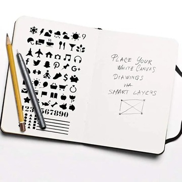 Styl 20 arkuszy Notatnik DIY - Zestaw do planowani