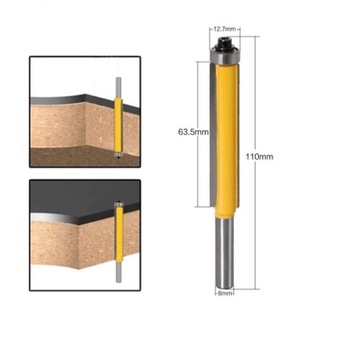 FREZ DO DREWNA PROSTY 63mm Z ŁOŻYSKIEM TRZPIEŃ 8mm