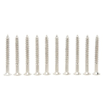 10 железных винтов для крепления грифа гитары,