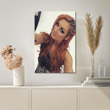 Plakat na płótnie Becky lynch sportowiec malarstwo