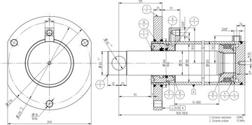 ГИДРАВЛИЧЕСКИЙ ЦИЛИНДР СМТ2ТС 110x70 ХОДОВ 800 ПРЕСС-РАЗДЕЛИТЕЛЬНАЯ ВТУЛКА