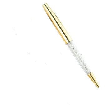 ЖЕНСКАЯ ШАРИКОВАЯ РУЧКА С БЛЕСКАМИ – ЗОЛОТО