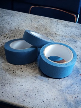 СИНЯЯ МАСКИРУЮЩАЯ ЛЕНТА 38мм 50м UV BLUE PRECISION PAPER-TECH