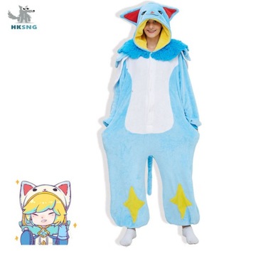 Ciepła Piżama Anime dorosłych Kigurumi Ezreal Cosp