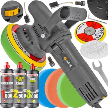 POLERKA SAMOCHODOWA OSCYLACYJNA MIMOŚRODOWA DA + GĄBKI + MENZERNA X3 MP0446