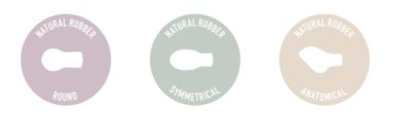 Ортодонтическая соска BIBS ANATOMICAL 0-6 2 шт.