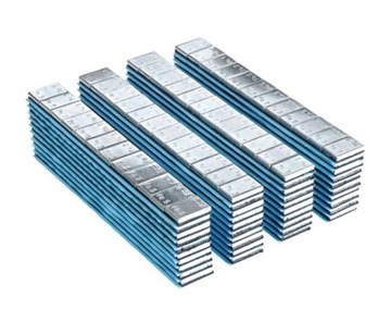 ГРУЗА ДЛЯ АЛЮМИНИЕВЫХ КОЛЕС 100 шт. 60 г. КЛЕЕННАЯ ОЦИНКОВАННАЯ KRAFT&DELE