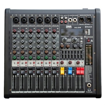 DNA HLC 6 - ANALOGOWY MIKSER AUDIO - 6 KANAŁÓW