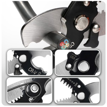 МНОГОФУНКЦИОНАЛЬНЫЕ ЩИПЦЫ ДЛЯ РЕЗКИ И СНЯТИЯ ИЗОЛЯЦИИ КАБЕЛЯ 180 ММ