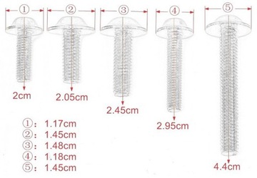 ZESTAW ŚRUB ŚRUBKI OWIEWKI ALUMINIOWE ZIELONE