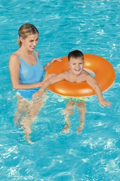 KOŁO KÓŁKO DMUCHANE DO WODY PLAŻOWE NA BASEN DLA DZIECI 76CM BESTWAY 36024