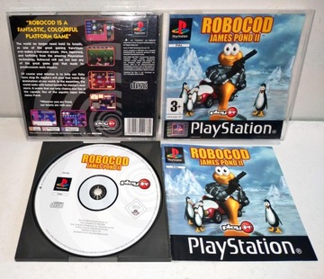 Gra ROBOCOD JAMES POND II 3XA Sony PlayStation (PSX)