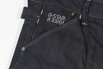 G-STAR RAW 3301 LOOSE SPODNIE JEANS W33 L36 BDB