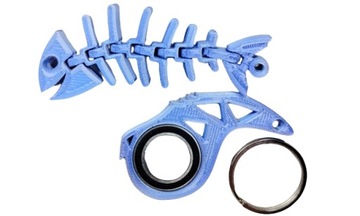 ZESTAW FROZEN FLEXI RYBKA+KEYSPINNER / KEYFLIPPER / KEYRAMBIT TIKTOK !